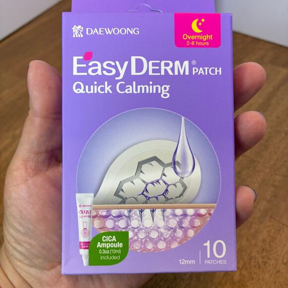 EasyDerm Quick Calming Magnesium Patches – Hydrocolloid Acne Spot Treatment New - Picture 8 of 10